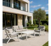 Bizzotto Salotto harley bianco da 4 pezzi 663183 - 663183
