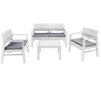 SET DA GIARDINO KILIMANJARO BIANCO SALOTTINO SALOTTO ARREDO GIARDINO