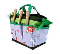 Set da giardino per bambini, 7 pezzi, giocattoli ergonomici e leggeri, giocattolo da giardino per bambini, rinvasare il terreno, mescolare scavare, versare, giardiniere, ragazze all'aperto