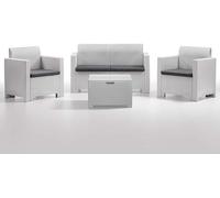 SET DA GIARDINO POLIPROPILENE NEBRASKA II - bianco DF 6129564