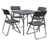 Set Da Giardino Tavolo Con 4 Sedie Antracide Ecco Fatto