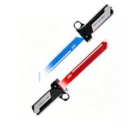 Set da gioco a spada laser estensibile rossa e blu, giocattolo antistress per ragazzi, adolescenti e collezionisti, 1 set