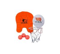 Set da Gioco Basket per Toilette con Cesto, Tappeto e 3 Mini Palle - Gioco di Palla a Canestro da Giocare in Bagno, con Canestro a Ventosa, 26x18x12cm