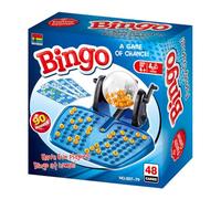 Set Da Gioco Bingo - Macchina Per Lotteria Professionale Durevole, Kit Da Gioco Tradizionale Da Tavolo, Meccanismo Di Estrazione Dei Numeri Fluido, Intrattenimento Compatto Per Feste, Divertente Gioca