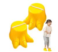 Set da gioco classico da picnic a forma di piede di dinosauro per bambini, 2 pezzi, per competizione scolastica, spazio, parco, sport all'aria aperta, allenamento fisico, tra