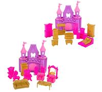 Set da gioco con castello delle principesse, 31,8 x 28 cm