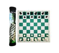 Set Da Gioco D Portatile Tavolo Da Gioco Ripiegabile Per,52cmx8cmx8cm | la guaina in flanella protegge le pedine, costruzione in PP/PVC, tubo di trasporto per viaggi, adatto a tavolo da caffè