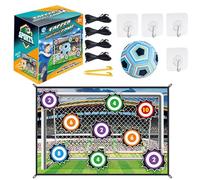 Set da gioco da calcio per bambini - Giocattoli da calcio per bambini | Set di giocattoli da calcio (tessuto) | Set di attrezzi da allenamento con 1 palla, 1 bersaglio in flanella e 2 picchetti per