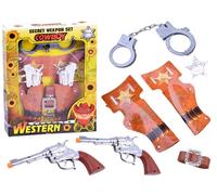 Set da gioco da cowboy con revolver