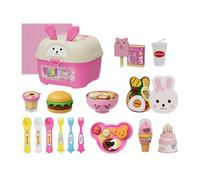 Set da gioco da dessert alla fragola, giocattolo da cucina | Principessa Tea Party gioco di ruolo | Giocattolo di simulazione per bambini e ragazze | Regalo educativo di compleanno prescolare