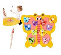 Set da gioco da, giocattolo da a forma di farfalla, gioco da a forma di farfalla, giocattolo in legno da, giocattolo per abilità motorie per l'educazione precoce