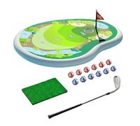 Set Da Gioco Da Golf In Piscina - Kit Tappetino Da Allenamento Galleggiante, Tavola Da Golf Antiscivolo In PVC, Palline Da Allenamento Adesive, Giocattolo Da Gioco In Acqua | Attività Di Intrattenimen