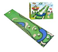 Set da gioco da golf per tavolo, attività compatta al coperto multiplayer, set di curling e bowling da scrivania, per adolescenti amici bambini compagni soggiorno camera da appartamento Fies