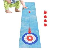 Set da gioco da golf per tavolo - Tappeto Tri-pieghevole per più giocatori, set da curling golf per scrivania - per camera da, appartamento, festa in aula bambini adolescenti amici compagno