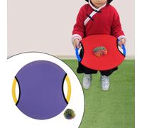 Set da gioco da palla da paddle trampolino e preparano a fare il gioco per