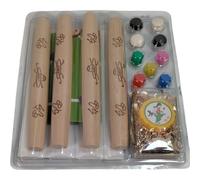 Set da gioco da tavolo tradizionale coreano YUT Nori, tappetino serigrafato e bastoncini di legno, gioco per famiglie e feste