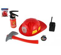 Set da gioco dei vigili del fuoco per bambini con elmetto e accessori
