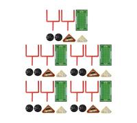 Set da gioco di calcio da tavolo - Sport da tavolo da calcio con le dita con mini pali della porta e carte giocatore, giocattolo portatile per attività di festa al coperto per bambini e adulti, regali