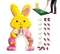 Set Da Gioco Di Golf Di Pasqua | Attività Di Intrattenimento Portatile | Campo Da Minigolf Con E Palline | Per Bambini Adulti, Riunioni Di Famiglia, Feste, Interni, Casa, Soggiorno, Camera Da