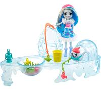 Enchantimals- Laghetto dell'Igloo Playset con Sashay la Foca e Blubber, Giocattolo per Bambini 3+Anni, GJX48