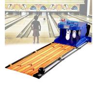 Set da Gioco for Pista da Bowling Elettronica da Interno con tabellone segnapunti a LED con Reset Automatico, Illuminazione, Effetto sonoro di Simulazione for attività interattiva(2m/6ft)