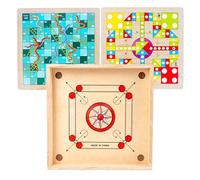 Set da gioco - Gioco classico in legno con moneta | Superfici lisce educative, programma per tavole familiari per amici e amanti