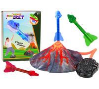 Set da gioco - lanciarazzi regolabile con dinosauri e vulcano