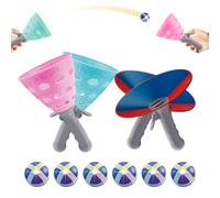 Set da gioco Lancio e cattura della palla - Giocattolo sportivo interattivo in ABS con gioco di lancio leggero per bambini Adulti Interni, esterni, Esercizi per il corpo a casa Riunione di famiglia Pa