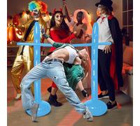 Set da gioco Limbo per bambini - per feste ad altezza regolabile, attrezzatura da gioco interattiva portatile, divertente giocattolo per attività fisica | Eventi per famiglie Cortile per bambini