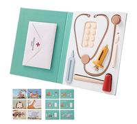 Set da gioco medico per bambini, set di giochi di ruolo, valigetta medica, per la simulazione 'ospedale, per costume per ragazze, bambini, scuola materna