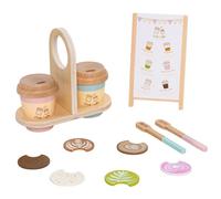 Set da gioco per bambini in legno, giocattolo educativo per alimenti | per la cucina e la ricarica dei bambini, per le ragazze 2 anni in età prescolare, compleanni, Natale