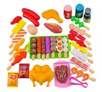 Set da gioco per barbecue - Sèt dà gìoco pèr cucinare alla griglia, giochi di ruolo in cucina peŗ bambini | Giocattoli interattivi p̄er bàmbini Seŧ d́a giôco dä cùcina pēr gìocattoli ďa campeggio, șet