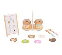 Set Da Gioco Per Caffè Per Bambini - Giocattolo Per Finta Caffè, Set Da Gioco Per Cucina Per Bambini, Cibo Finto Educativo In Legno Per Età Prescolare 2 Anni In Su Ragazzi E Ragazze Festa Complean