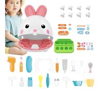 Set da gioco per dentista per bambini - Giochi di finzione medica per addominali, giochi di ruolo da dottore, kit di apprendimento interattivo | per il giocattolo educativo per bam