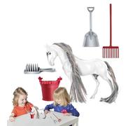 Set da gioco per equitazione, scuderia per cavalli | Set da gioco per equitazione rimovibile | Farm Horse Club Fantasy Animal Toys per ragazze e ragazzi