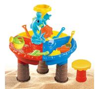 Set Da Gioco Per Giocattoli Educativi Interattivi - Giochi Da Spiaggia Con Tavolo Ad Acqua All'aperto, Tavolo Con Sabbia E Acqua, Apprendimento Educativo In Età Prescolare, Centro Di Attività Diverten