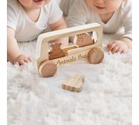 Set da gioco per macchinine in legno, giocattolo per bambini, camioncino in