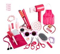Set da gioco per parrucchieri per bambini, con asciugacapelli, giocattolo interattivo, per bambini, bambini, viaggi, uso quotidiano, aula, sala giochi, asilo, feste, compleanni