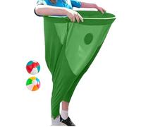 Set da gioco per patate, pantaloni giganti elasticizzati con 2 palline rimbalzanti, per feste all'aperto, divertente gioco di corsa a sacco per adulti, scuola, , carnevale, compleanno, riunione