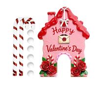 Set da golf con bastoncini di zucchero e pan di zen-zero, campo da golf di San Va-lentino con mazza e palline, divertenti giochi portatili per famiglie al coperto