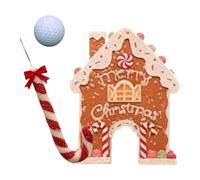 Set da golf con pan di - Piccola bomboniera, minigolf festivo con e palline di zucchero filato, per ragazzi, ragazze, bambini, Natale, casa, scuole itineranti, attività al coperto