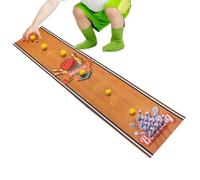 Set da golf da tavolo - tappetino multi-player pieghevole a tre livelli | Gioco da tavolo arricciacapelli da bowling - per soggiorno, dormitorio, appartamento, feste, aule, bambini, adolescenti, amici