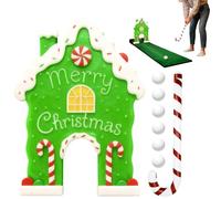 Set da Golf di Natale - Giocattolo Riutilizzabile per Interni, Set da Gioco per casa di Pan di, attività Sportive Festive, Mini Divertimento per la Famiglia, Gioco da Golf al Coperto per