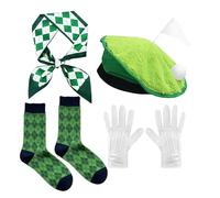 Set da golf divertente, con bandiere per palline da golf, accessori per feste, peso leggero, per uso esterno, Halloween, festival di golf, per donne e