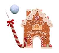 Set da golf natalizio con pan di - Gioco di minigolf, decorazioni festive, intrattenimento per bambini, regalo di Natale | Attività per feste, viaggi e al chiuso
