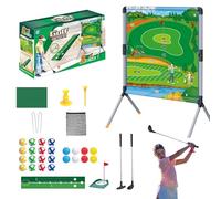 Set da golf per esterni, set da golf per chip shots, con palline, tee e tappetino da putting per pratica di colpo, per adulti e bambini