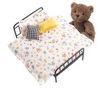 Set da mini casa, cuscino da vintage realistico, mobili da casa per ragazze Accessorio per delle bambole in legno Camera da Soggiorno per vacanze Compleanno Vita Gio