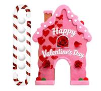 Set Da Mini Golf Candy Cane, Gioco In Legno Portatile Per Campo Da Golf Al Coperto | Divertente Strumento Ricreativo Per Coppie, Uomini E Donne, Con E Palline Per Feste In Casa E In Ufficio