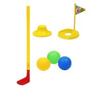Set da minigolf all'aperto per bambini | Set di giocattoli da golf da cortile portatile per bambini - Gioco di esercizi al coperto con attrezzatura per palline da golf e mazze da allenamento, set di g