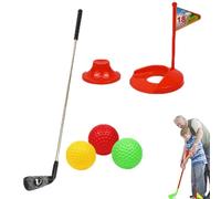 Set da minigolf all'aperto per bambini | Set di giochi da golf per ragazze per cortile - di mazze da golf, regali di compleanno per bambini piccoli, piccoli per prato, giardino